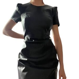 Calvin Klein Leather Dress